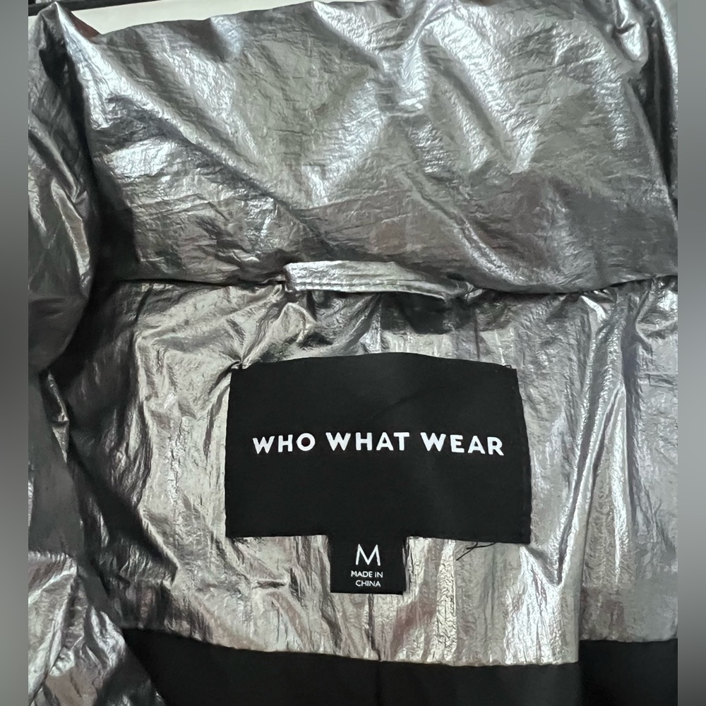 Metallic Puffer Jacket - Picture 2 of 5